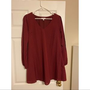 Candie’s Burgundy dress size medium